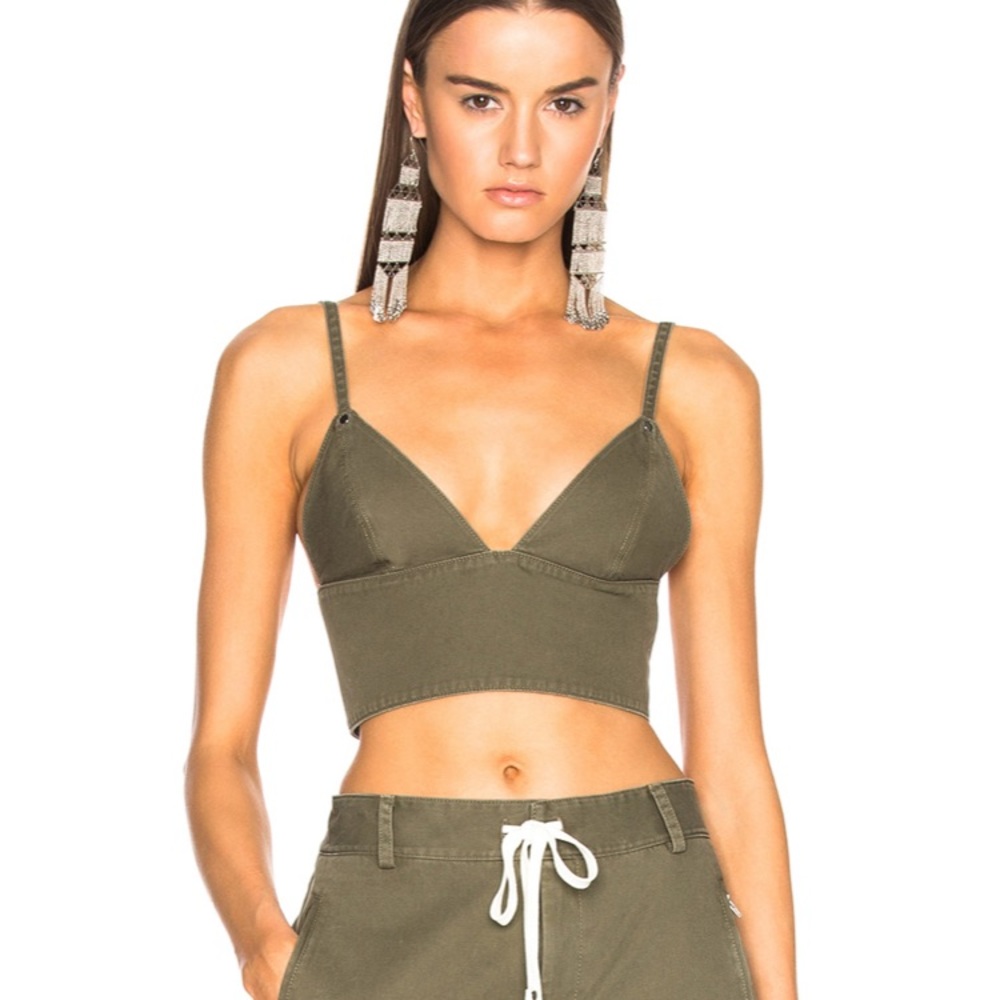 T by Alexander wang twill bra - Picture 3 of 17